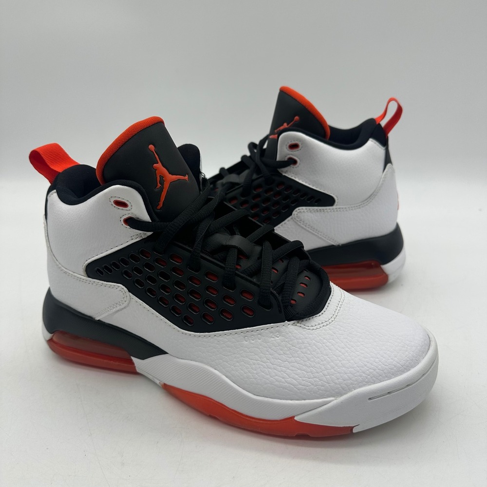 Nike Air Jordan CD6123-108 Size 7Y Sneaker Maxin 200 GS White Team Orange Shoes